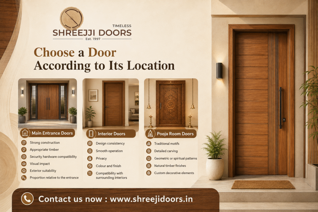 Choose a Door According to Its Location